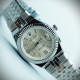 رولکس oyster perpetual مردانه کد (649) بند و قاب نقره ای صفحه سفید