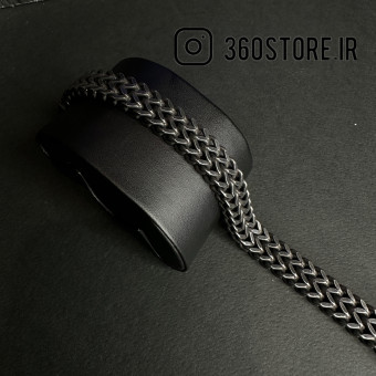 دستبند چهارپرمردانه پهن کد (1014)