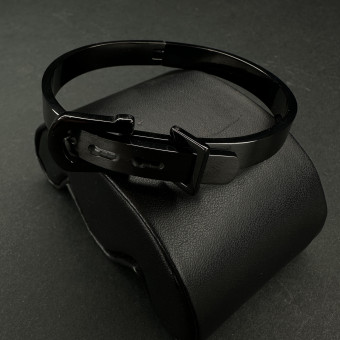 دستبند بنگل کمربندی (1030) مشکی