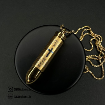 گردنبند کد (3057) طرح فشنگ طلایی