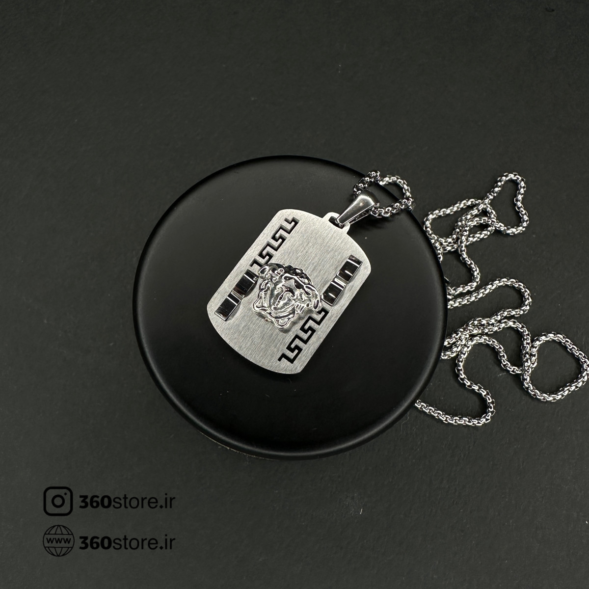 گردنبند کد (3067) ورساچ نقره ای