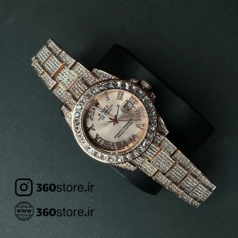 فول نگین رولکس کد(602) رزگلد