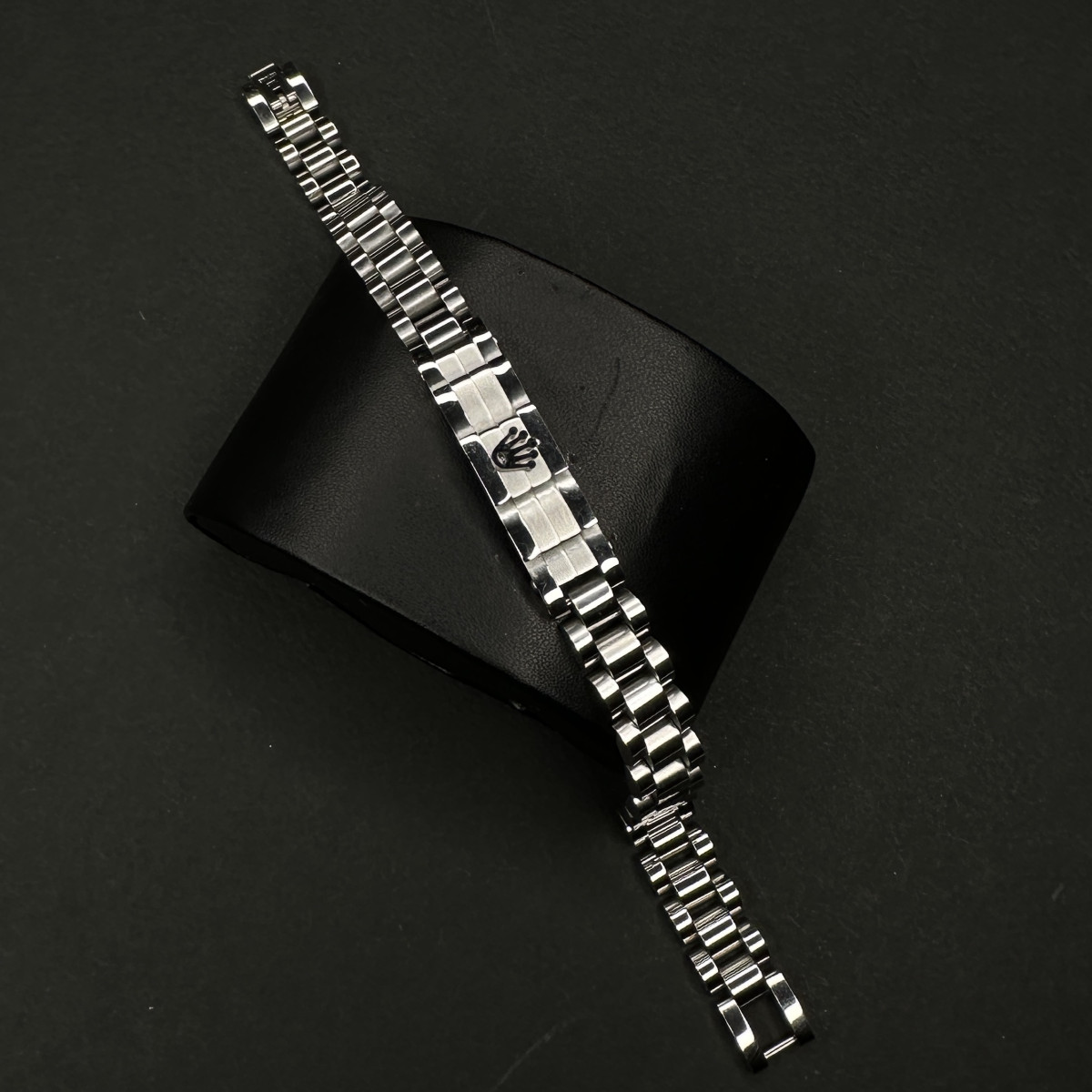 دستبند رولکس کد (1058) تمام نقره ای