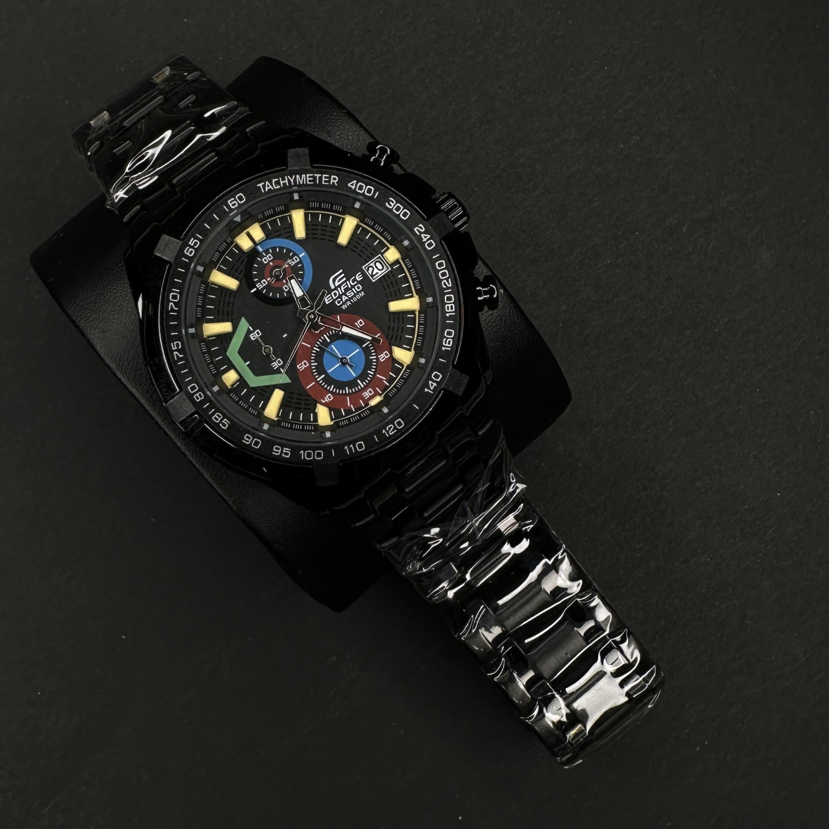 کاسیو ادیفایس کرنوگراف مردانه کد (5781) تمام مشکی