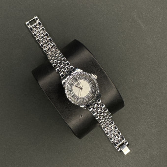 زنانه اقتصادی کد(6073) قاب نقره ای صفحه نقره دور نگین بند نقره ای