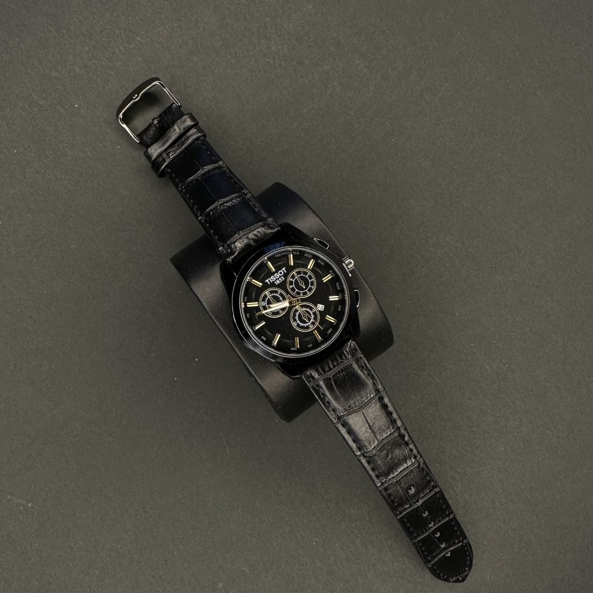 تیسوت چرمی کد (6106) تمام مشکی