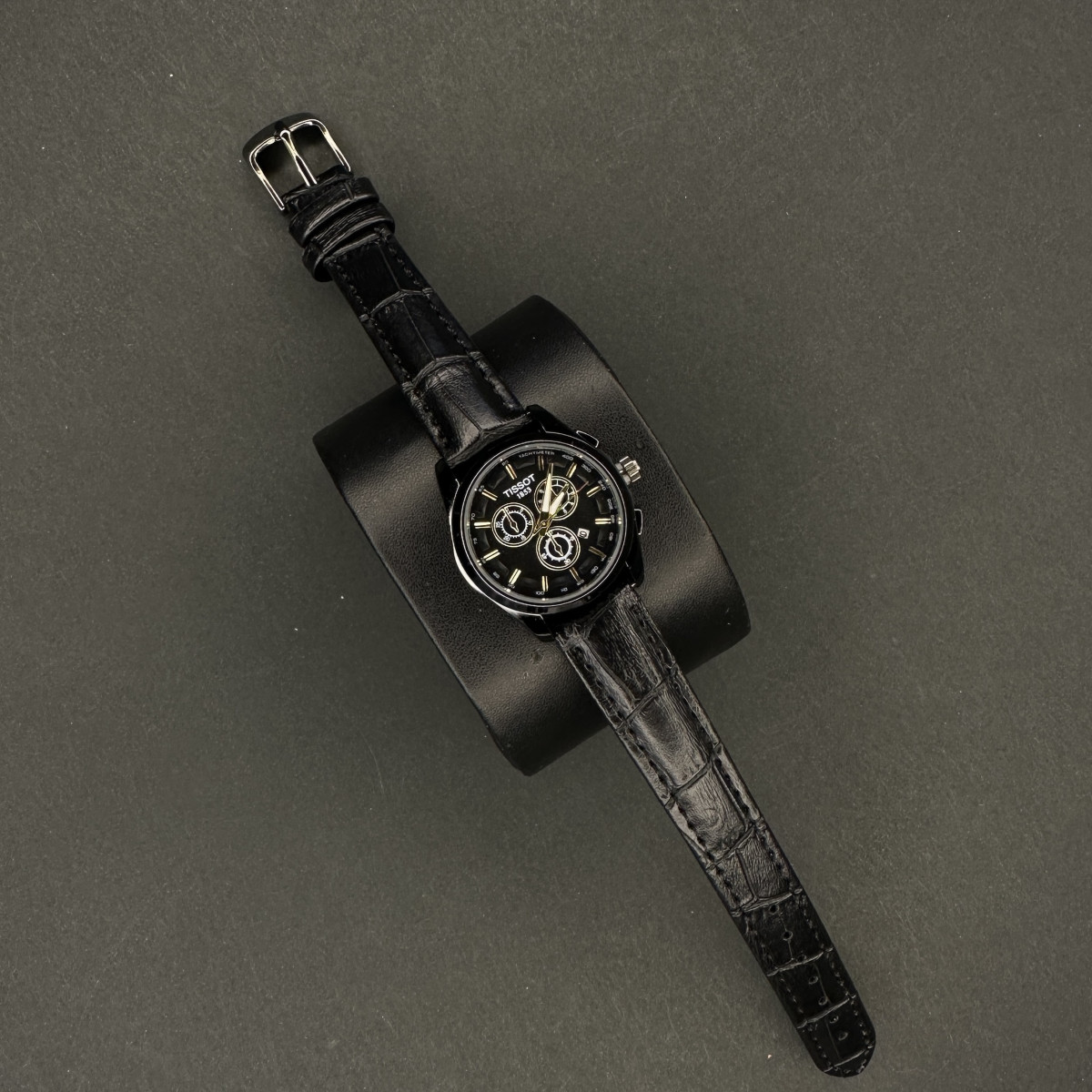 تیسوت چرمی کد (6106) تمام مشکی