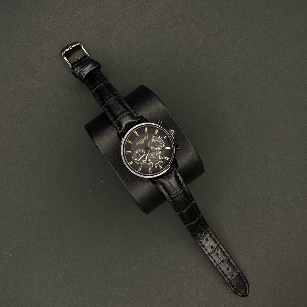 سیتیزن چرمی کد (6109) تمام مشکی