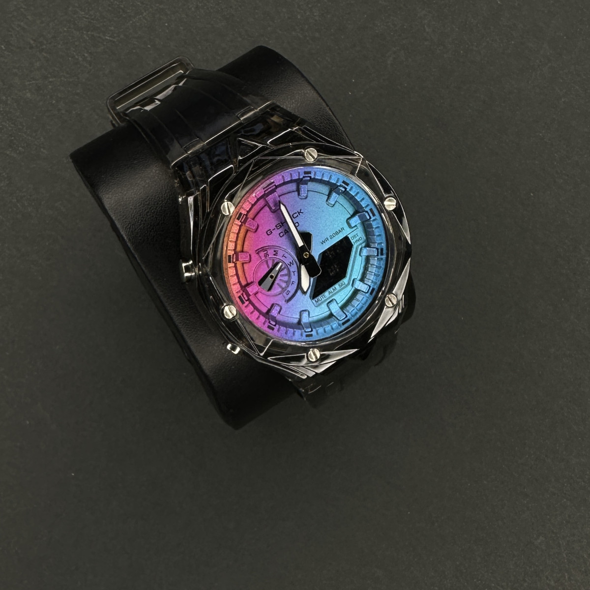 جیشاک مدل 2100 کد (6210) دودی صفحه هفت رنگ