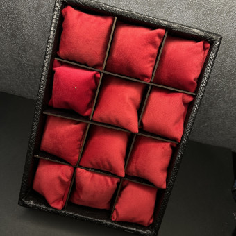 باکس ساعت 12تایی رنگ قرمز