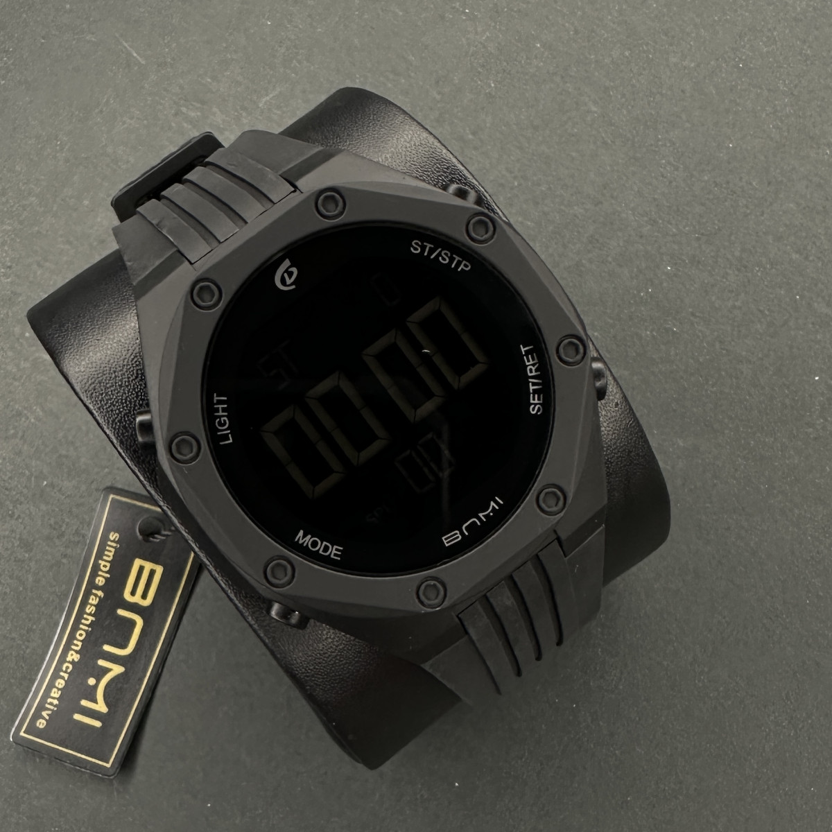 بنمی دیجیتالی مردانه کد(6271) تمام مشکی