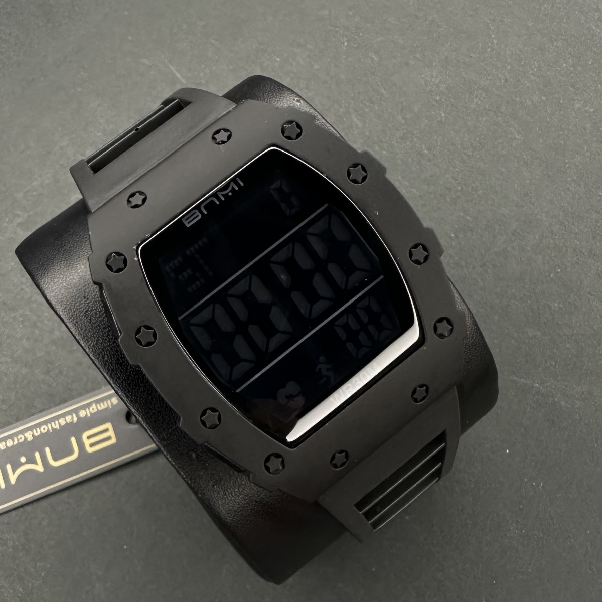 بنمی دیجیتالی مردانه کد(6279) تمام مشکی