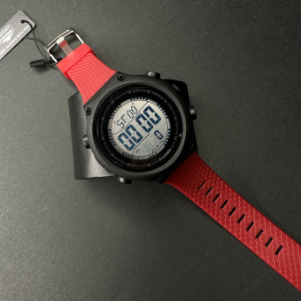 دیجیتالی مردانه کد (893) سایز صفحه بزرگ. بند قرمز