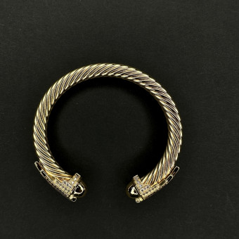 دستبند بنگل کد (6317) طلایی