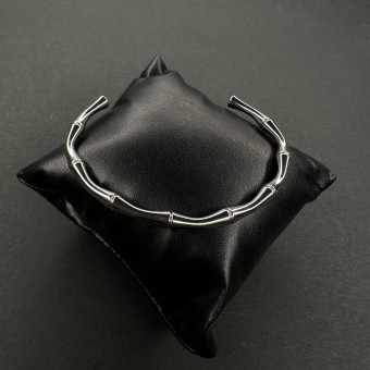 دستبند بنگل کد (6327) نقره ای