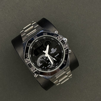 ادیفایس مردانه کد (6371) تمام نقره ای قاب نقره ای