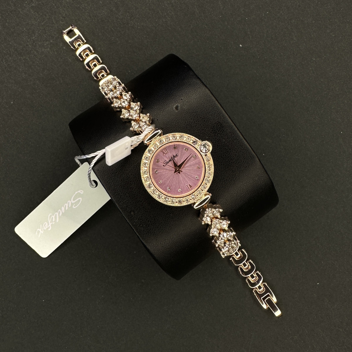 زنانه دایره ای Sunlifex کد (6379) رزگلد صفحه یاسی