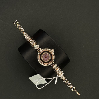 زنانه دایره ای Sunlifex کد (6392) رزگلد صفحه یاسی