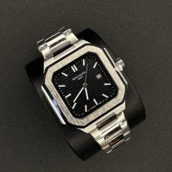 پتک فیلیپ مردانه کد(6524) نقره ای صفحه مشکی