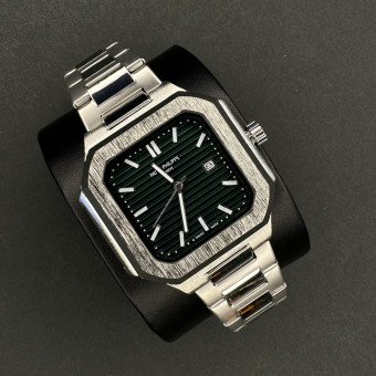 پتک فیلیپ مردانه کد(6525) نقره ای صفحه سبز تیره