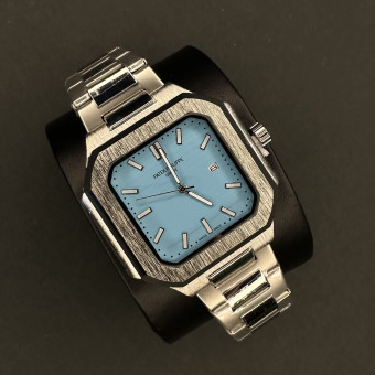 پتک فیلیپ مردانه کد(6527) نقره ای صفحه آبی