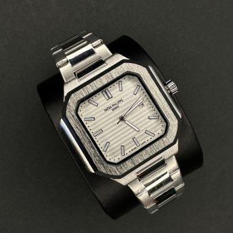 پتک فیلیپ مردانه کد(6528) نقره ای صفحه سفید