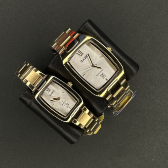 کاسیو مستطیل کد (6661) طلایی صفحه سفید