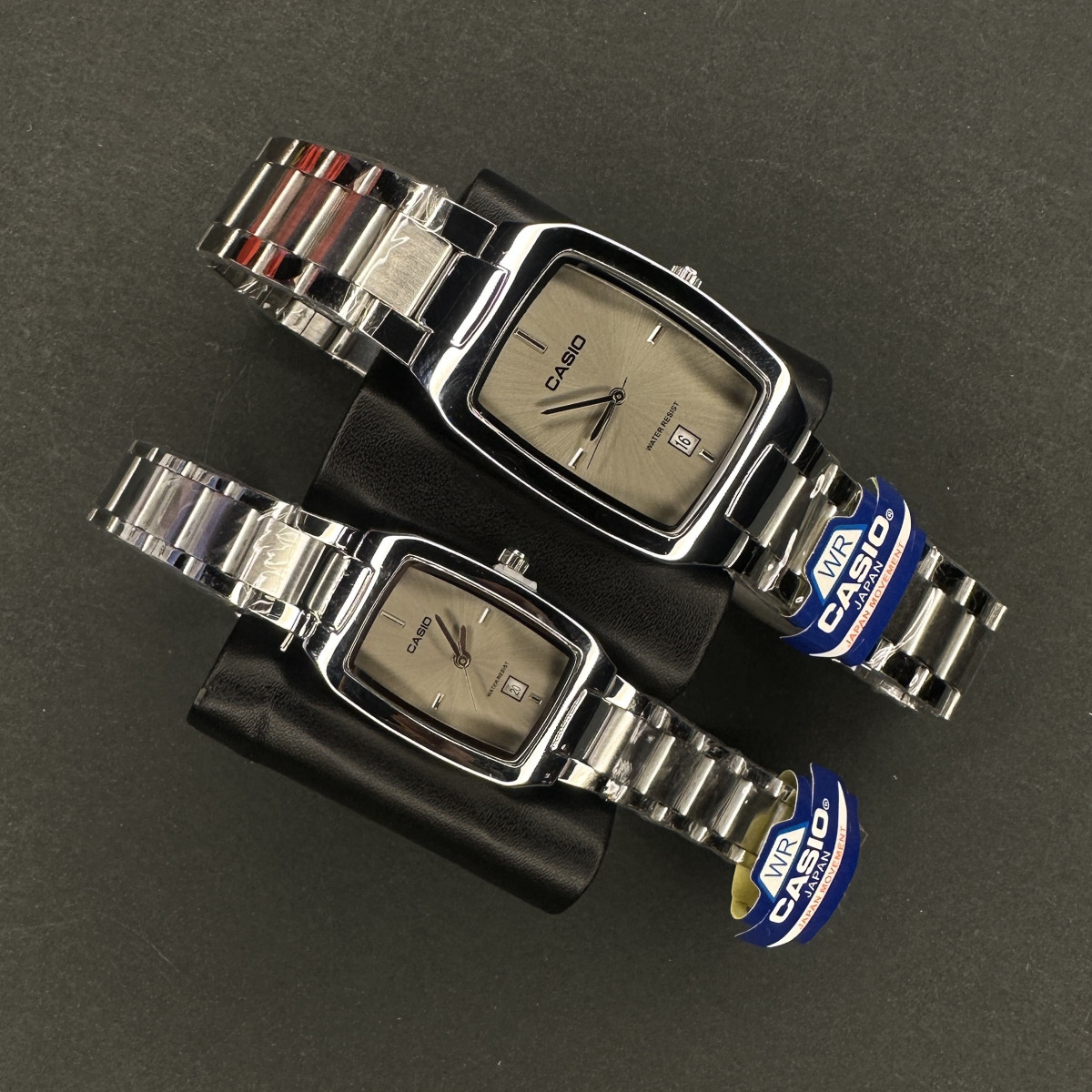 کاسیو مستطیل کد (6663) نقره ای صفحه نقره ای