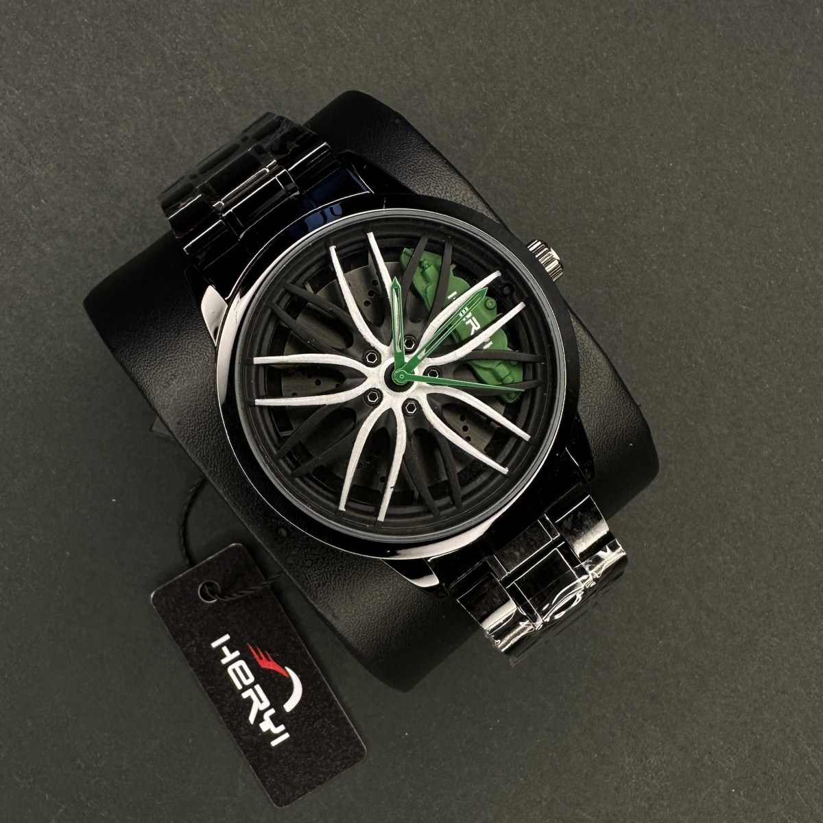 رینگی مردانه کد (6697) مشکی عقربه سبز