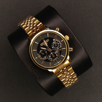 سیتیزن زنانه کد(6717) قاب و بند طلایی