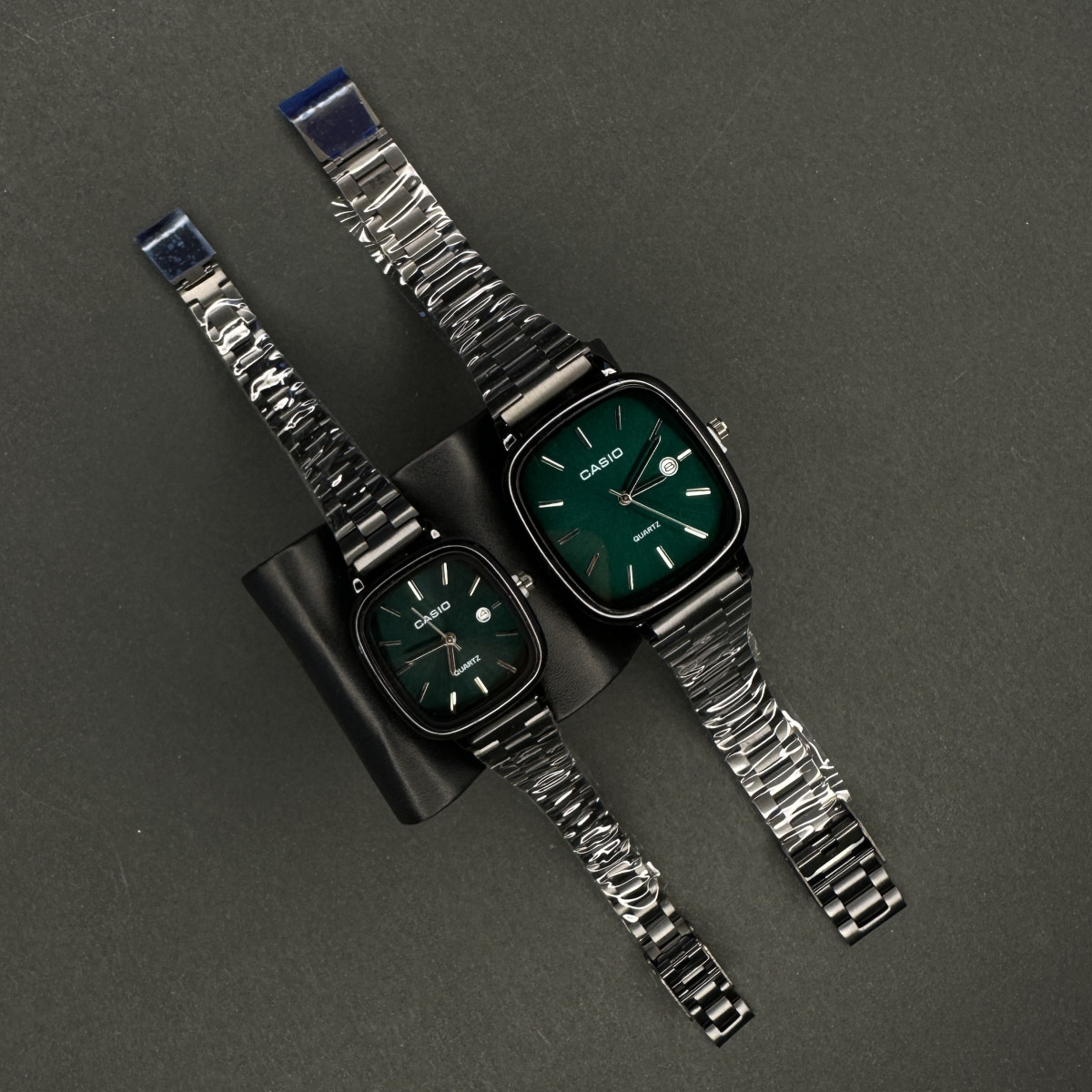 کاسیو اولدمانی کد(6224) مشکی صفحه سبز