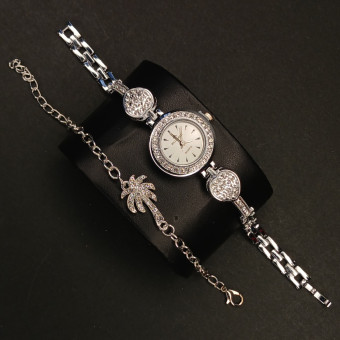 زنانه of holly mollyبا دستبند کد (6762) نقره ای داخل سفید