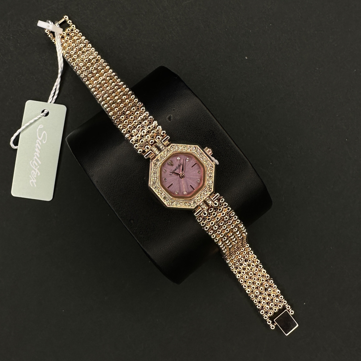 زنانه هشت ضلعی Sunlifex کد (6374) رزگلد صفحه یاسی