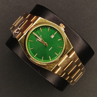 تیسوت مردانه کد (6829) طلایی صفحه سبز