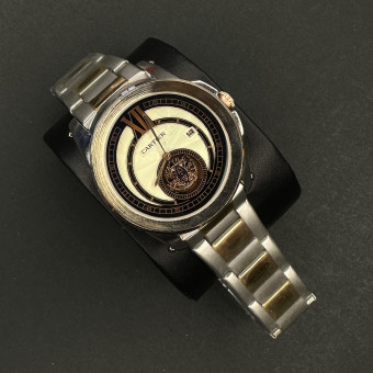 کارتیر مردانه کد(6885) قاب مسی بند نقره ای مسی