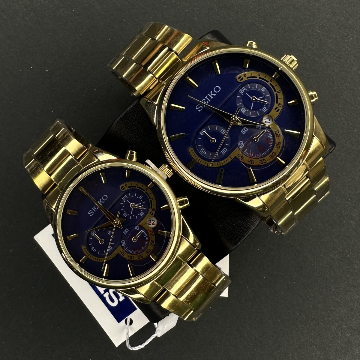 سیکو کد(6893) طلایی صفحه سرمه ای