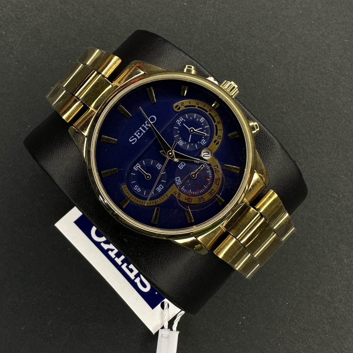 سیکو کد(6893) طلایی صفحه سرمه ای