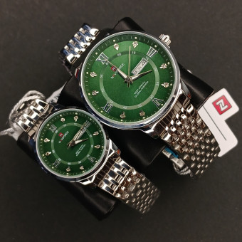 ست نیوی فورس کد(6940) نقره ای صفحه سبز