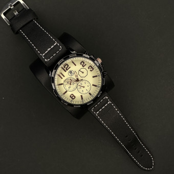 اسپرت مردانه کد(6959) مشکی صفحه سفید شیشه رفلکس