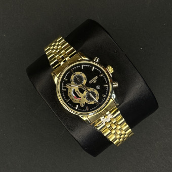 سیتیزن زنانه کد(6965) طلایی صفحه مشکی