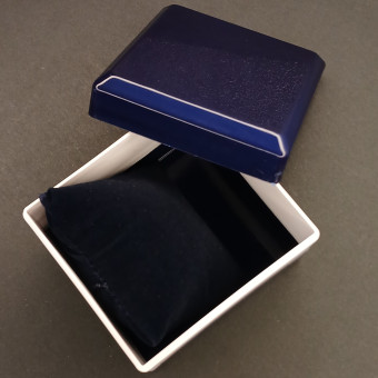 باکس ساعت(7020) سرمه ای سفید