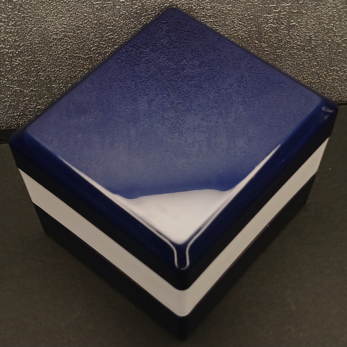 باکس ساعت(7020) سرمه ای سفید